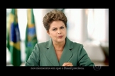 Presidente Dilma em pronunciamento na TV