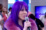 Baby do Brasil em participaçao no programa Encontro, com Fátima Bernardes, na Globo.