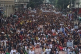 Imagem da Marcha Para Jesus em Curitiba