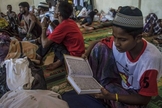 Imigrantes em refúgio