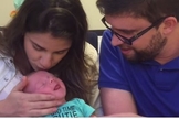 Marcos e Natália Botelho com o Daniel