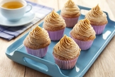 Cupcake de bolinho de chuva com doce de leite