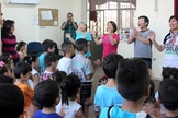 Voluntários chineses da MAIS no Oriente Médio