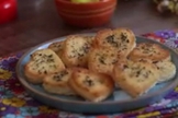 Torradas de pão de forma