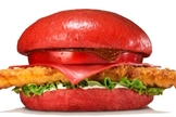 Burguer King lança lanche com pão vermelho no Japão