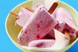 Sorvetes de fruta caseiro