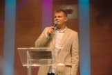 O Apóstolo Rina, líder e fundador da Bola de Neve Church, foi o preletor do Café de Pastores da CPESP em outubro. (Foto: Guiame/ Marcos Paulo Corrêa)