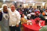 Confraternização no Camillus House, Downtown Miami