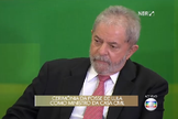 Ex-presidente Lula durante solenidade de nomeação dos novos ministros do Governo Dilma (Imagem: Globo / Reprodução)