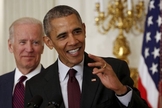 Presidente Barack Obama faz discurso durante o último Café Matinal com Oração de Páscoa, na Casa Branca. (Foto: Reuters)