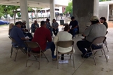 As reuniões ainda acontecem no parque de Conroe, mas hoje eles possuem prédios que permitem o desenvolvimento do ministério. (Foto: Reprodução/Facebook)