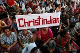 Extremistas hindus na área de Tewardih, Varanasi sequestraram o cristão de 30 anos chamado Joginder Gold. (Foto: Reuters / Danish Siddiqui).