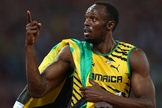Usain Bolt é recordista olímpico nos 100, 200 e 400 metros rasos, sendo atualmente considerado o "homem mais rápido do mundo". (Foto: The Week)