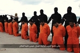 O vídeo dos cristãos coptas decapitados em uma praia da Líbia foi lançado em 15 de fevereiro de 2015. (Imagem: Religion News)