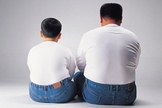 O efeito parental é mais do que o dobro nas crianças obesas do que nas mais magras. (Foto: Reprodução)