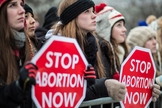 Mulheres protestam contra o aborto nos EUA. (Foto: WordPress)