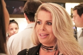 Karina Bacchi em entrevista ao Guiame na pré-estreia do filme “A Cabana”. (Foto: Guiame/Marcos Paulo Correa)