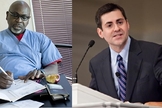 Médico Willie Parker (esquerda) e teólogo Russell Moore (direita). (Imagem: Guiame)