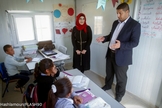 Nas escolas, palestinos ensinam crianças a lutarem contra Israel. (Foto: Wisam Hashlamoun/Flash 90)