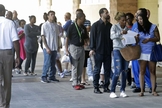 Centenas de pessoas tiveram a oportunidade de resolver casos pendentes. (Foto: Melissa Phillip/Houston Chronicle)