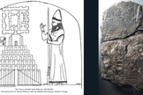 Tabuleta registra a ilustração de uma grande construção que remonta à Torre de Babel. (Foto: Martin Schoyen/Schoyen Collection)
