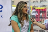 Laura Sampaio em entrevista para o Portal Guiame. (Foto: Guiame/Marcos Paulo Corrêa).