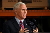 Vice-presidente dos EUA, Mike Pence, foi um dos preletores na conferência anual da organização 'Cristãos Unidos por Israel'. (Foto: Reuters)