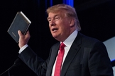 Donald Trump quer exaltar Cristo na América, segundo ativista política. (Foto: M. Scott Mahaskey/Politico)