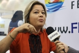 Leila esteve presente na Expoevangélica 2017. (Foto: Guiame/Marcos Paulo Corrêa).