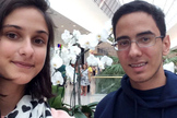Augusto e Isabella desenvolveram uma amizade durante o ensino médio. (Foto: Arquivo Pessoal).