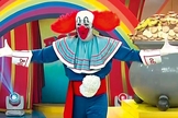 No Brasil, o palhaço Bozo começou a ser exibido em 1980. (Foto: Reprodução).