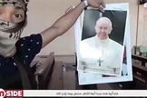 Terrorista filipino ligado ao Estado Islâmico exibe fotos do Papa Francisco em vídeo cheio de ameças ao pontífice e a Roma. (Imagem: Captura de tela - Youtube)