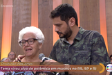 Dona Regina surpreendeu artistas da Rede Globo ao se opor à 'exposição de arte' do MAM. (Imagem: GShow)