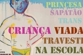 Divulgação do evento no Facebook fazia referência à obra "Criança Viada", apresentada na polêmica exposição "Queermuseu", em Porto Alegre. (Imagem: Facebook)