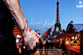 Imagem divulgada pelo Estado Islâmico sugere novos ataques em Paris. (Imagem: Twitter/@dralmani2)