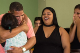 O jovem foi alcançado durante uma Operação Jesus Transforma nas ruas do Rio de Janeiro. (Foto: Reprodução).