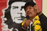 O presidenten Evo Morales pretende criminalizar o evangelismo na Bolívia. (Foto: Handout/Reuters)