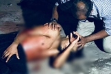 Assaltante pede oração de pastor após ser atingido em troca de tiros com a polícia, em Belém. (Foto: Arquivo Pessoal/Rosivaldo Almeida)