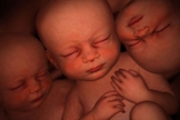 Imagem ilustra gêmeos no útero. (Imagem: God Reports)