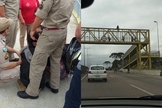 A mulher foi encorajada por um pastor e outras pessoas a não desistir da vida. (Foto: Reprodução/Banda B)