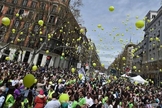 A Marcha pela Vida de Madri passou pelas principais ruas da cidade. (Foto: Evangelical Focus)
