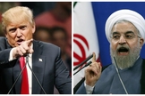 Presidente dos EUA, Donal Trump (esquerda) e presidente do Irã, Hassan Rouhani (direita). (Imagem: Inquirer News)