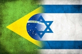 Bandeiras do Brasil e de Israel juntas. (Imagem: Getty)