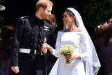Príncipe Harry e Meghan Markle se casaram no último sábado. (Foto: Getty Images)