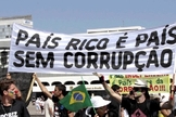 Protsto contra a corrupção. (Foto: Getty)