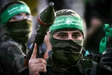 Terroristas do Hamas. (Foto: Arutz Sheva)