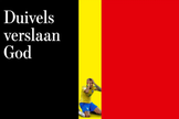O jornal belga De Standaard afirmou que os diabos venceram Deus em sua manchete. (Foto: De Standaard)