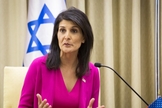 Nikki Haley é embaixadora dos EUA na ONU e uma grande defensora de Israel. (Foto: thejewishlink.com)