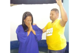Alana foi batizada pelo pastor Ralison Endrigo. (Foto: Junta de Missões Nacionais)
