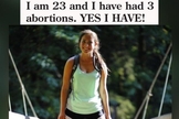 A foto de Molly Schaap foi indevidamente usada para dar vida a um depoimento a favor do aborto. (Imagem: Life Site News)